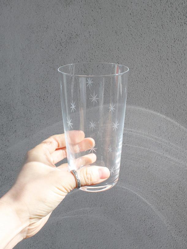 sparkle etched glass