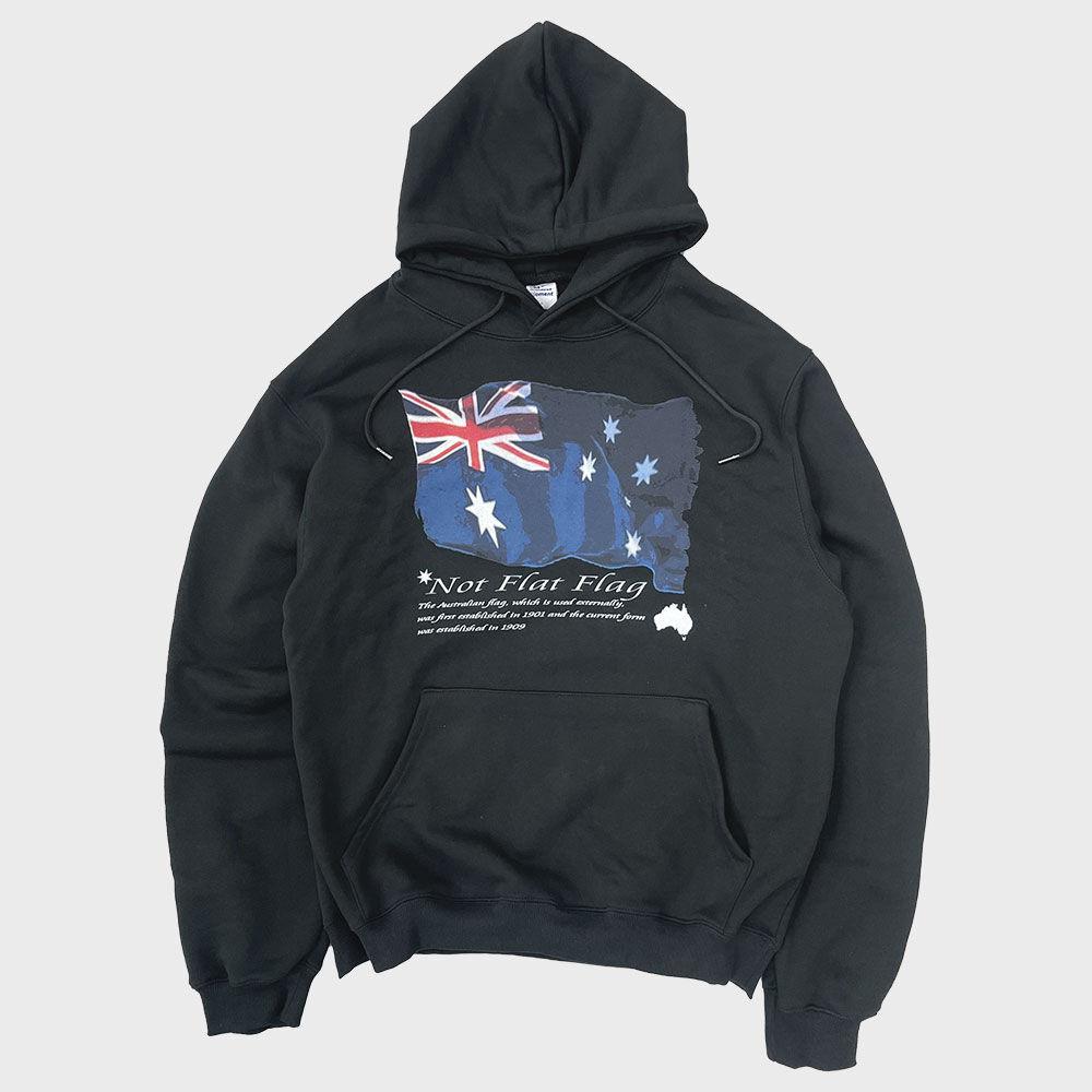 TCM flag hoodie (black)