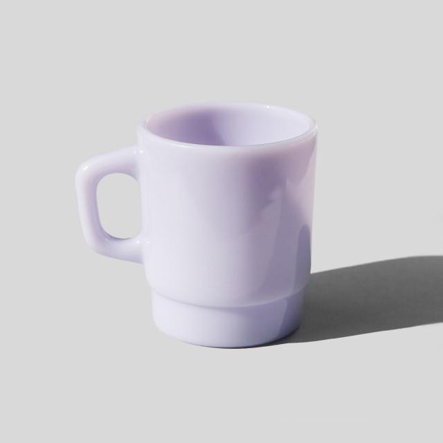 [언스][UNS] MILK GLASS MUG 8.7oz - LILAC