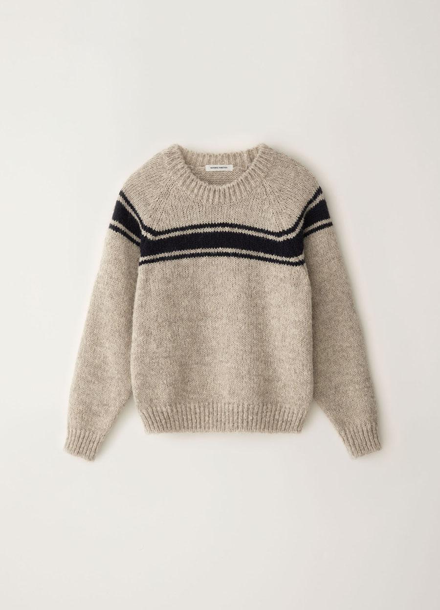 Anan round pullover (Gray)