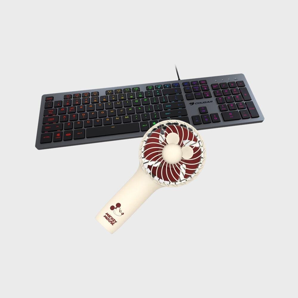 사무용 키보드 미니 핸디 선풍기 세트