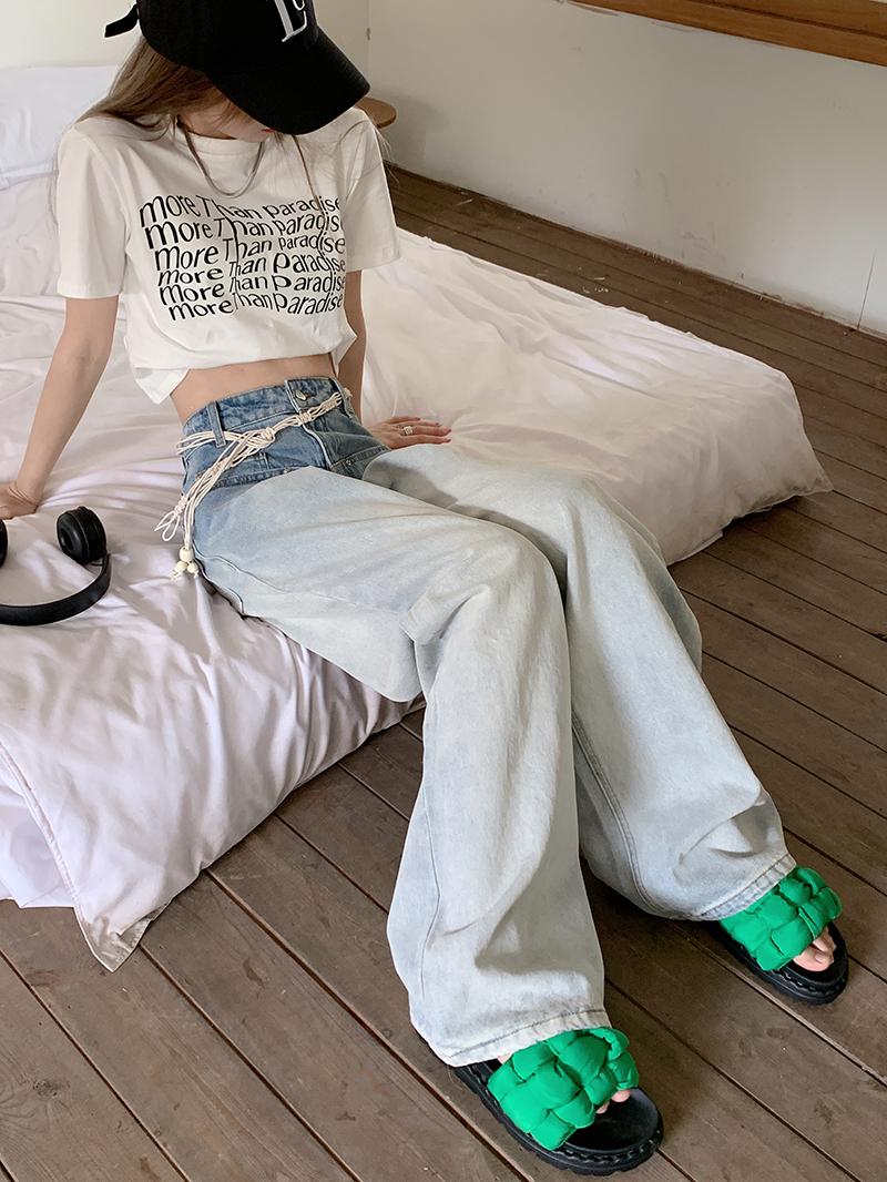 모어 그라데이션 데님 팬츠 dp21750