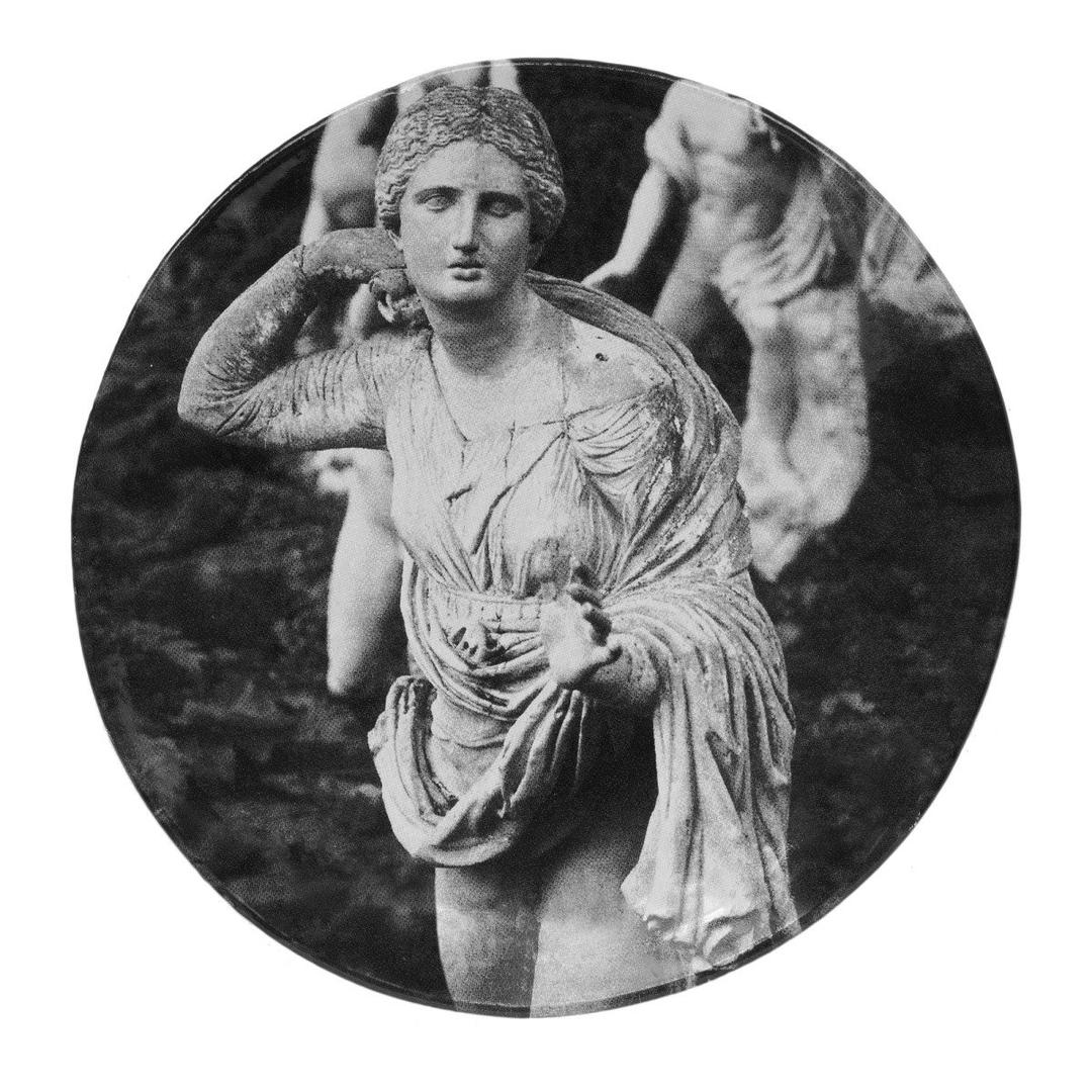 Villa Médicis Dessert Plate - Garden and Statues