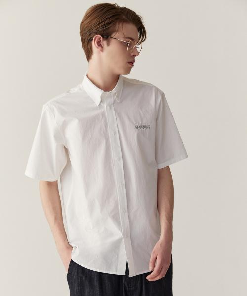 캠브리지 베이직 반팔셔츠 화이트