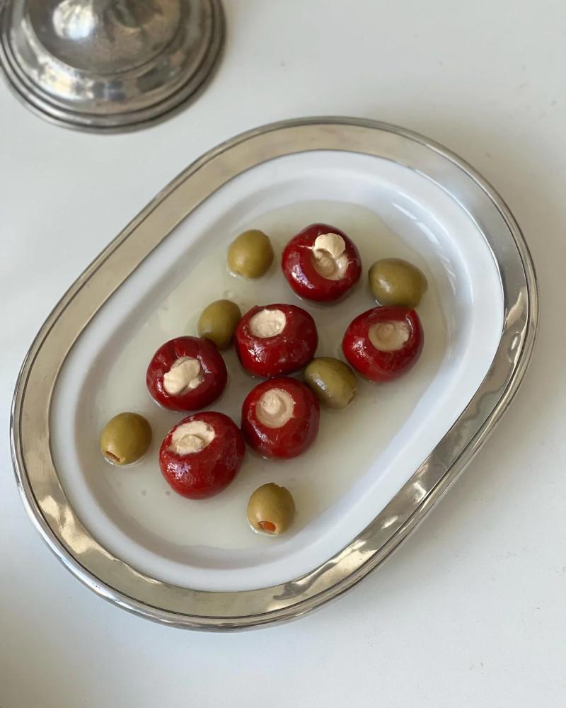 펠트로 스튜디오 감성 그릇 식기 파스타 샐러드 접시 타원 오벌플레이트