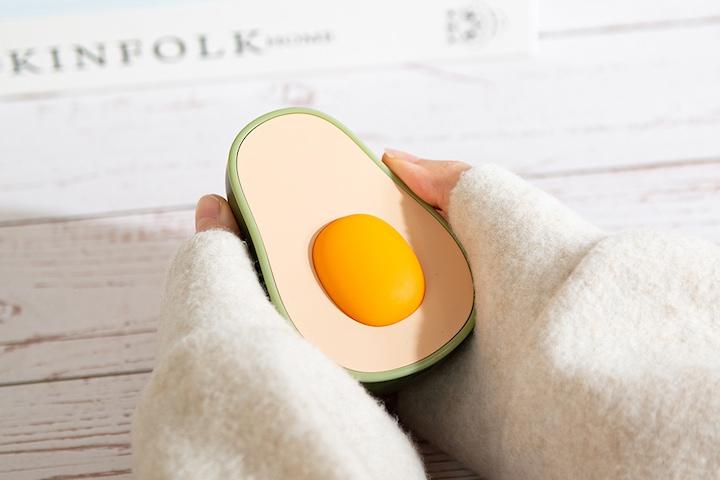 주머니안에 들어가는 아보카도 미니 손난로