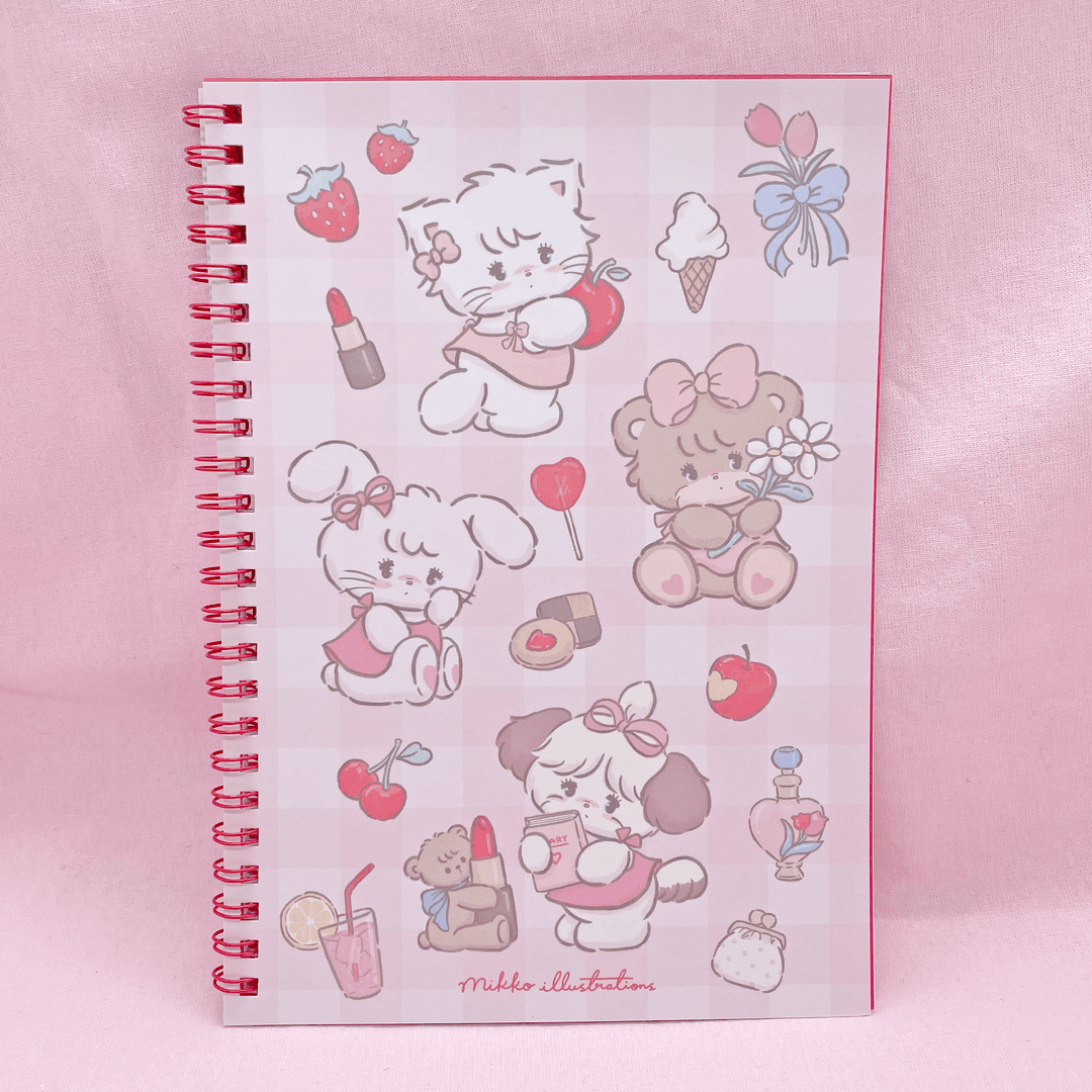 A5 Notebook - mikko characters