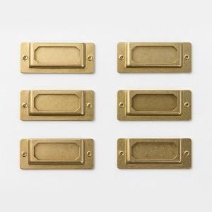 BRASS PRODUCTS  LABEL PLATE