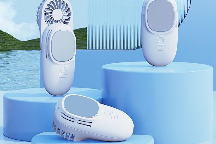 코시즈 급속 냉각 휴대용 선풍기 HC26 핸디형 미니 에어컨 손선풍기 무선 쿨링 손풍기