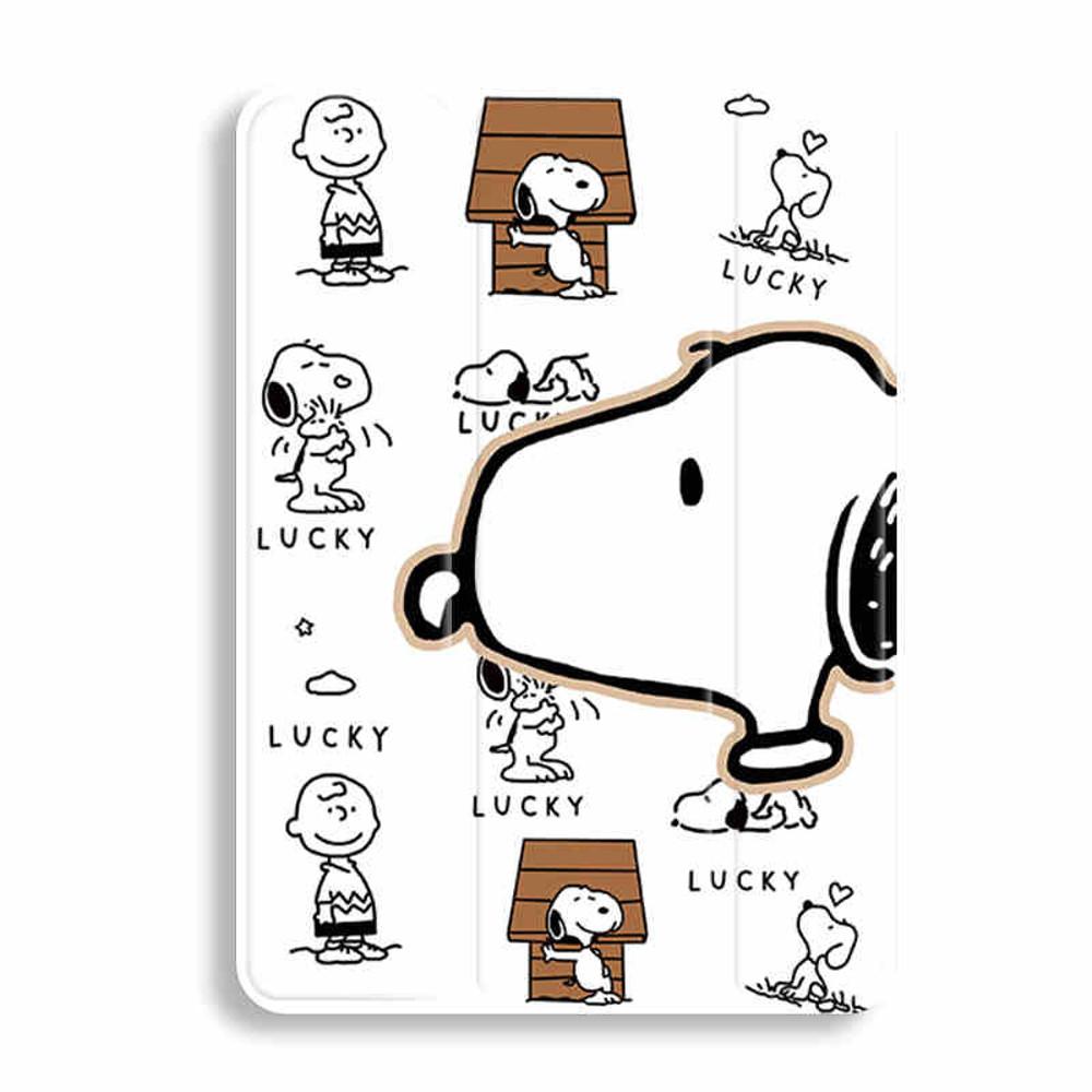 스누피 아이패드 커버 풀스크린 태블릿 2021 러블리 에어4전기종 아이패드 케이스