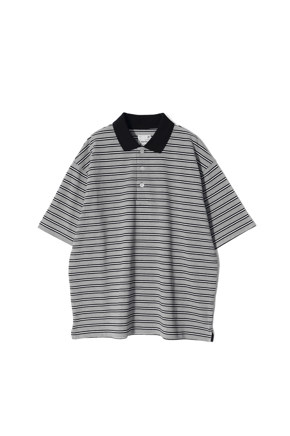 Sumerset Short Multi Stripe Pullover Shirt Melange Gray
