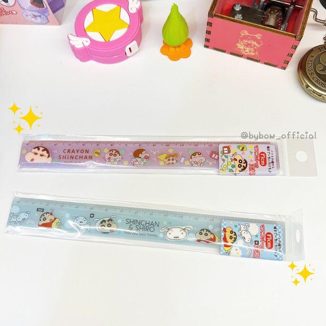 정품) 짱구, 흰둥이 입체 자 17cm
