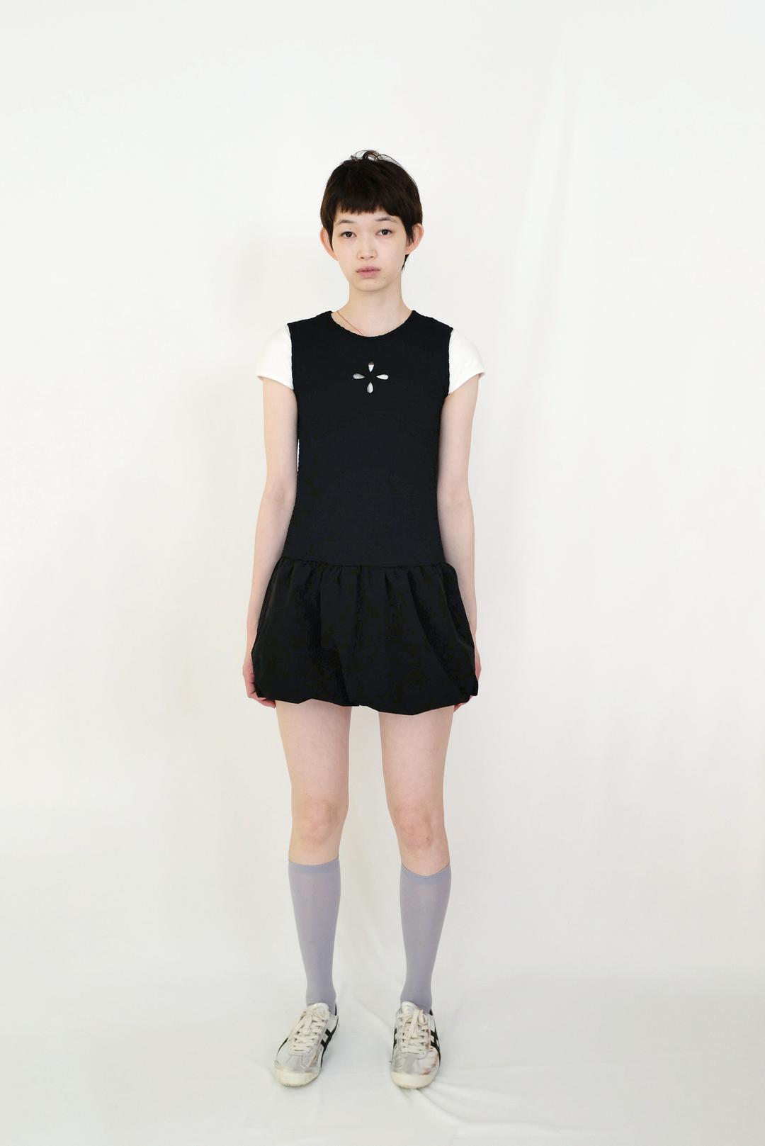 Clover dress, black