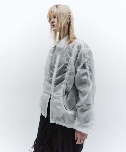 클리시어 [ Pre-order ] Chou chou cable knit puffer, Gray