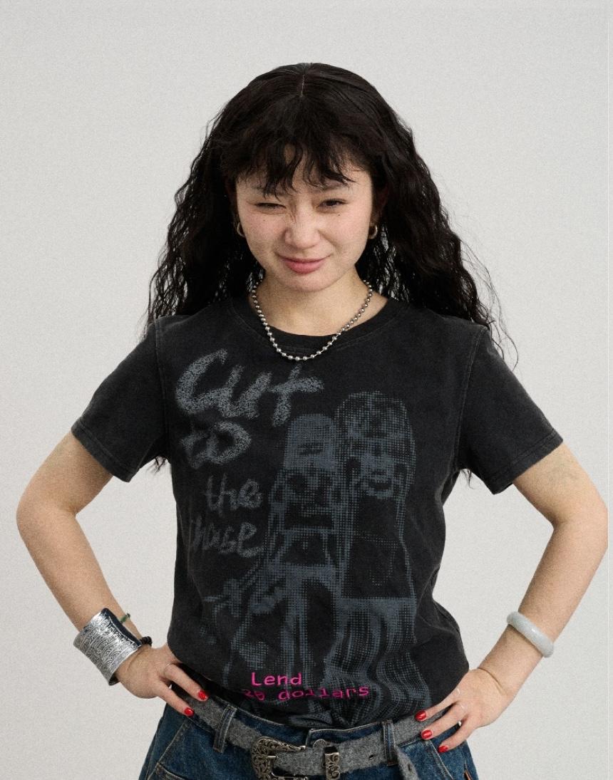 Achihara PI Friends Cartoon T-shirt (3color)