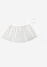 MESH WRAP SKIRT (SATIN SHORTS SET) #WHITE[PRE-ORDER 10% OFF/2.15이후 순차발송] - 달링유어배드