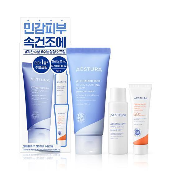 에스트라 아토베리어365 하이드로 수딩크림 60ml 기획(+하이드로에센스25ml+선크림10ml)