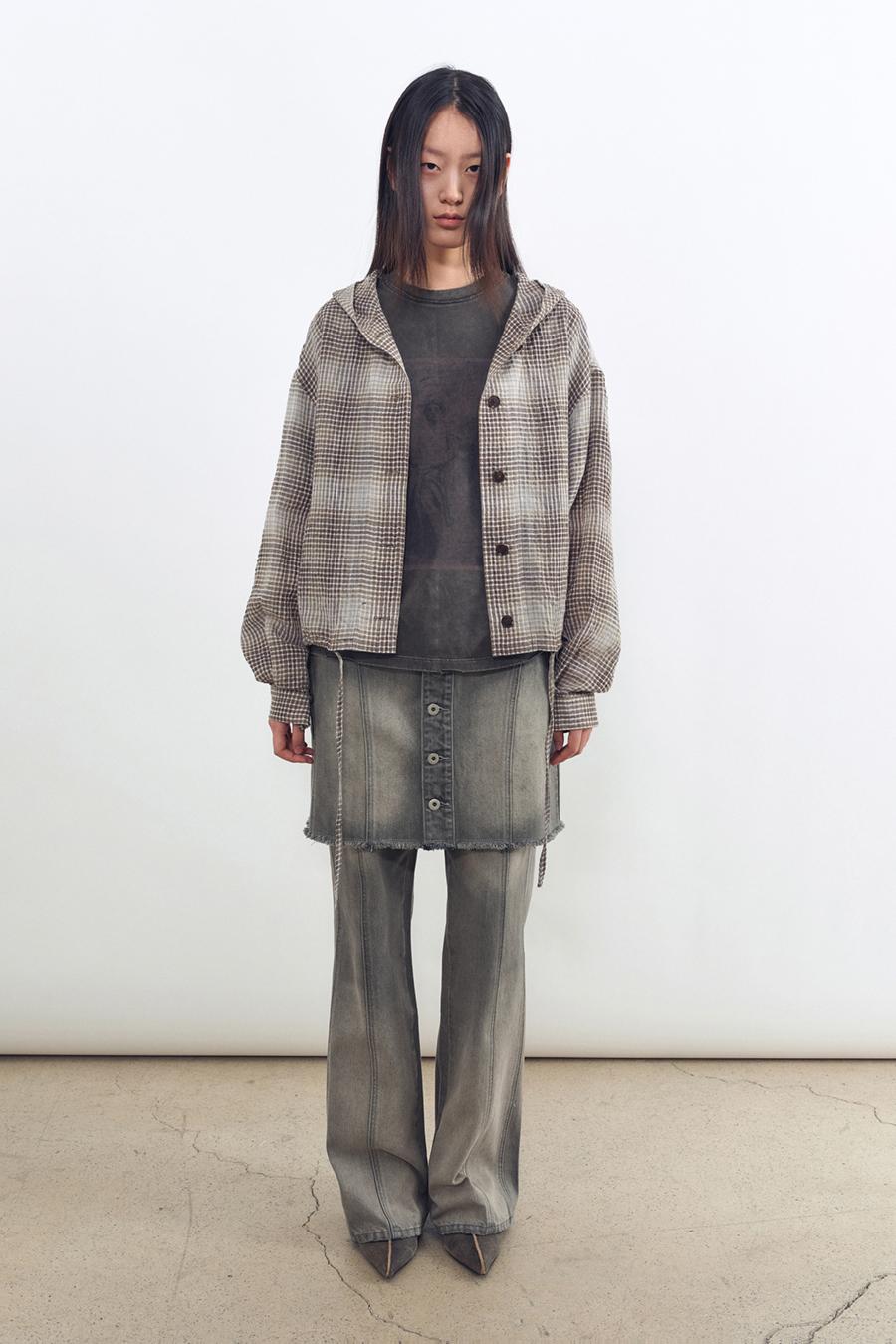 디바이드 부츠컷 데님 ASH GREY