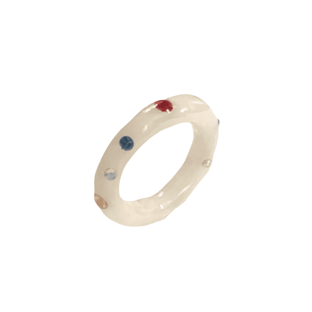 color parts ring_ivory
