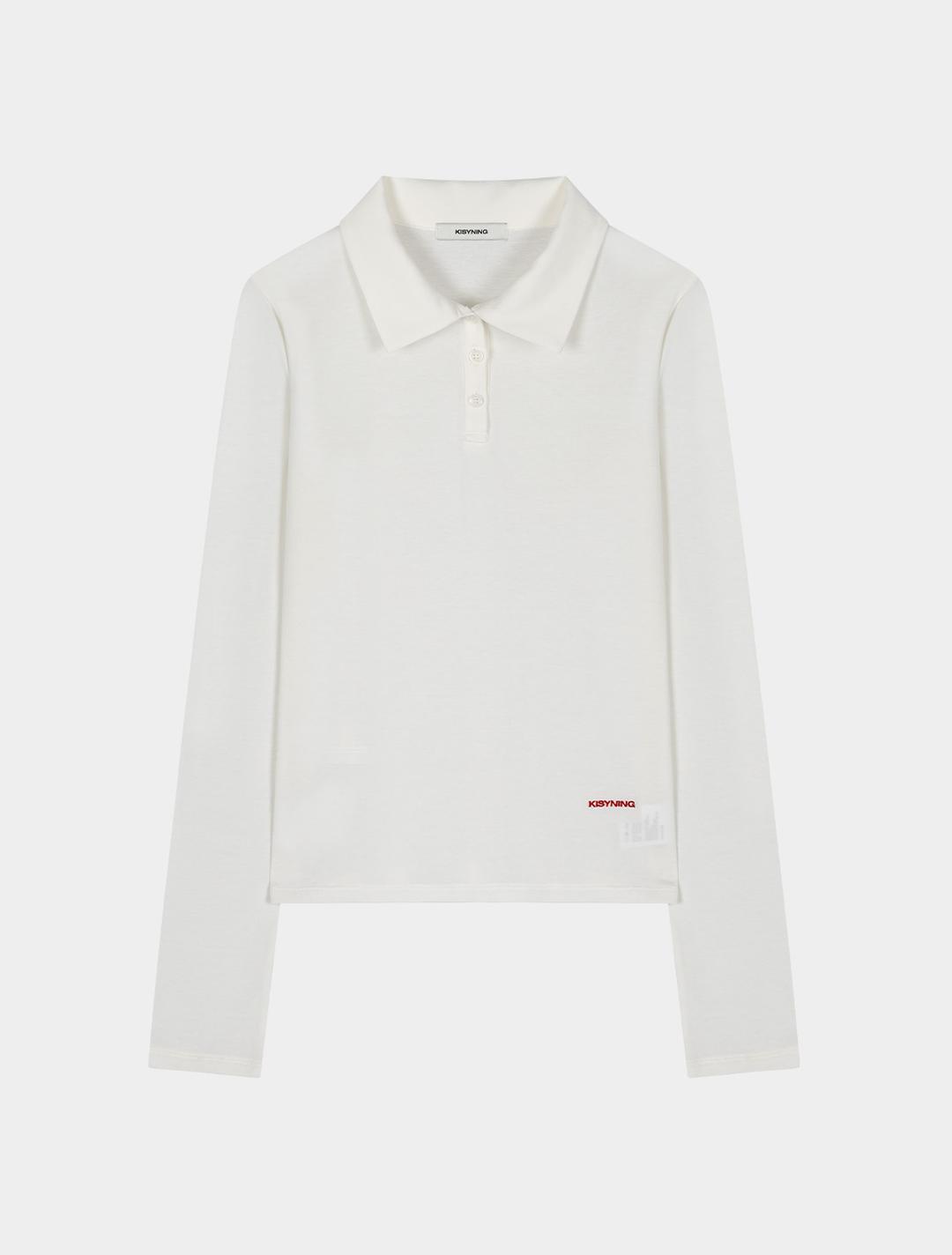 Slit See-Through Top (Ivory)