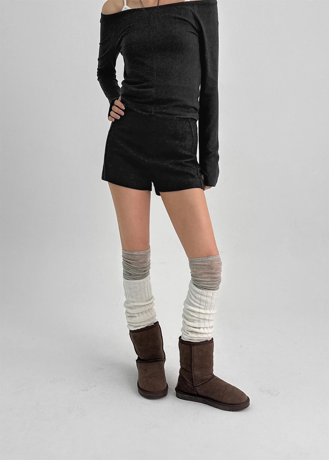 [MADE] 로브에 울 모직 숏팬츠