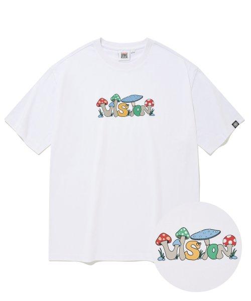 비전스트릿웨어(VISION STREETWEAR)  VSW Mushroom T-Shirts White - 사이즈 & 후기 | 무신사