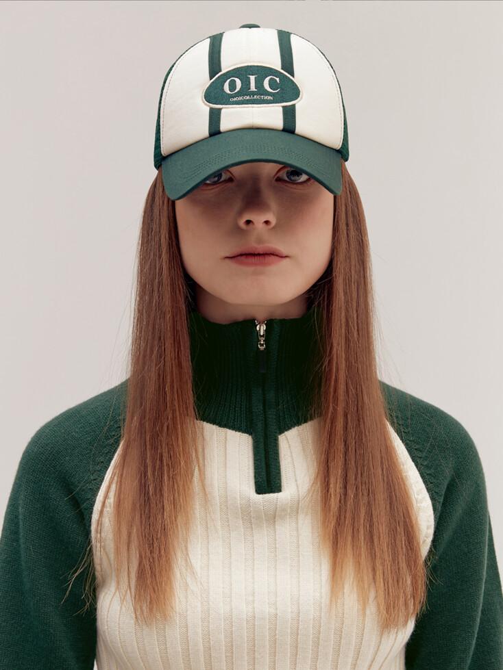 OIC LINE MESH BALL CAP [GREEN]