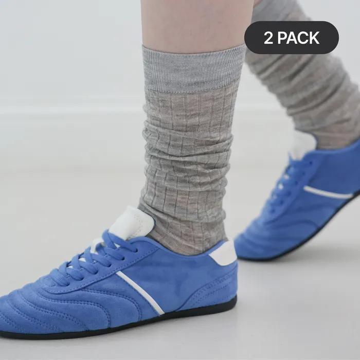 [29CM 단독][2PACK] light loose socks (6colors)