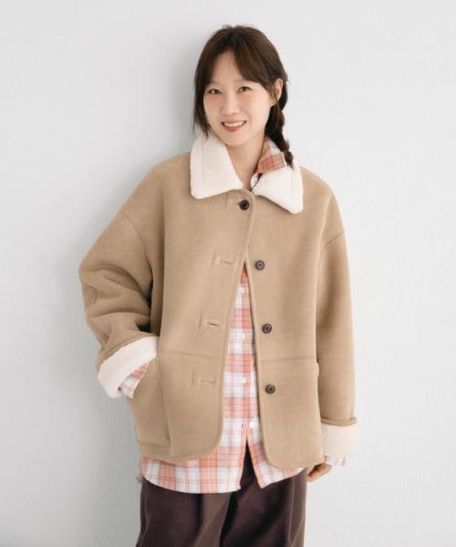 리버시블 시어링 무스탕 [토프]