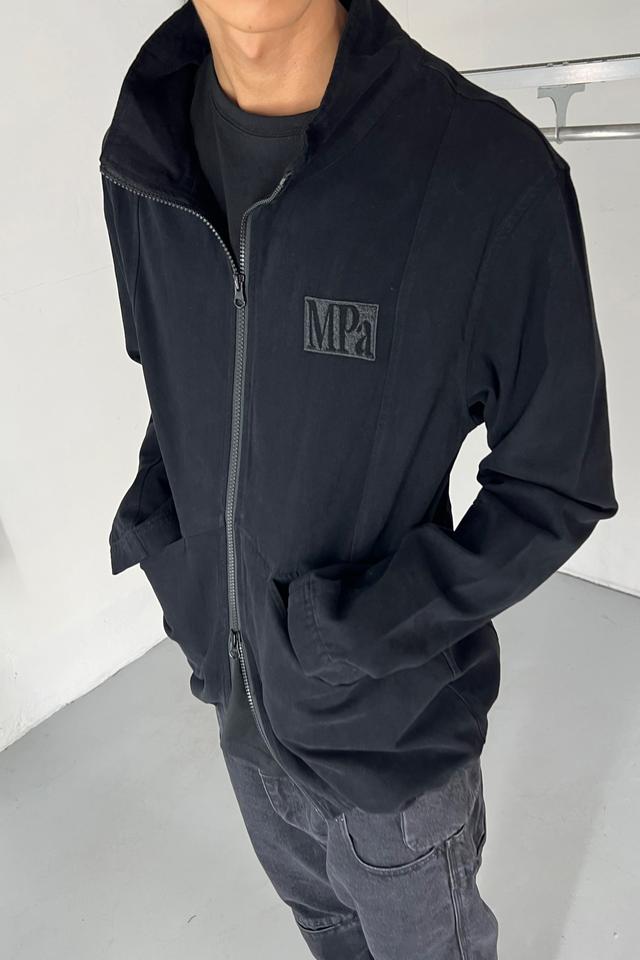 제이디드런던 Bedrock Waxed Hooded Denim Jacket - XXS / Black