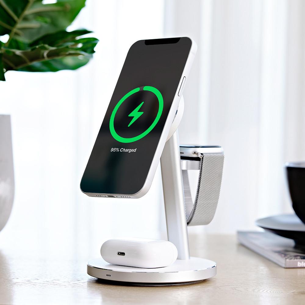 만렙 3in1 맥세이프 무선충전기 2세대 애플워치 아이폰 에어팟 멀티 거치대