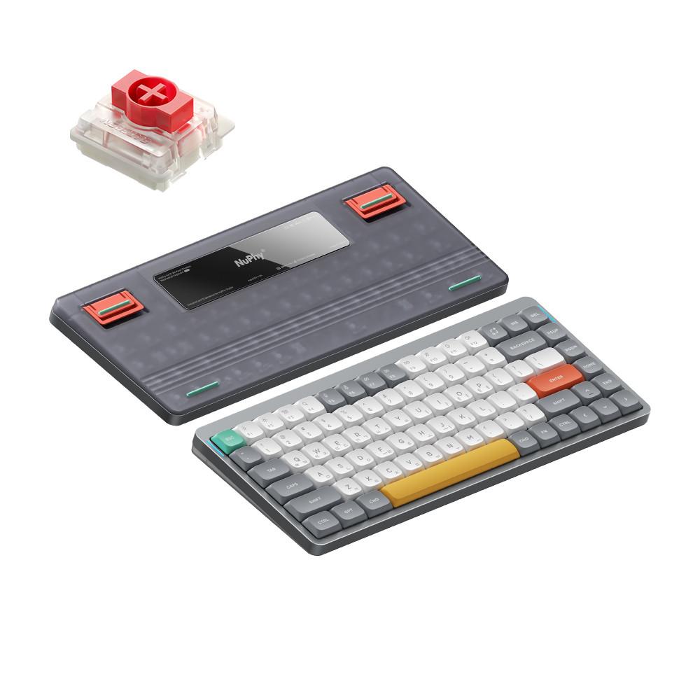 NUPHY AIR75 V2 기계식 키보드 적축 블루투스 무선 유선 텐키리스 슬림형