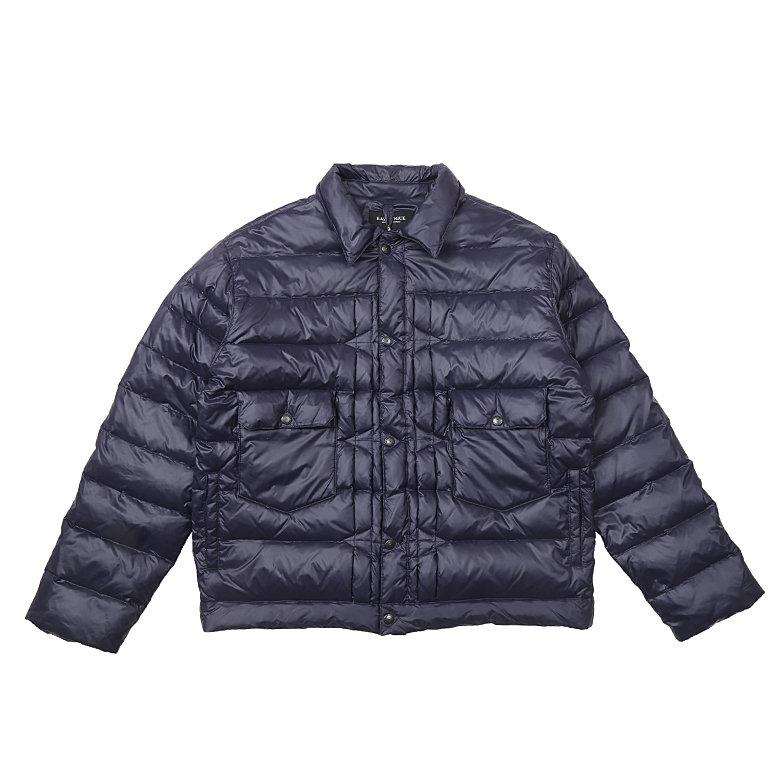 [이스트로그]EASTLOGUE DCREWZ EXCLUSIVE TRUCKER LIGHT DOWN JACKET NAVY DCELK6JK101-NY