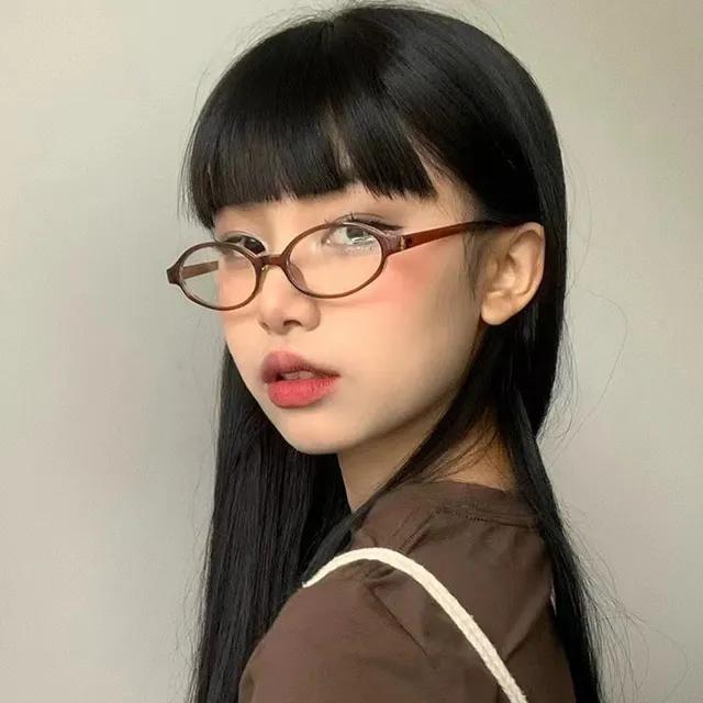 📢당일출고/주문폭주📢 블루라이트차단 일본풍 너드미 레트로 남녀공용 오벌형 유니크디자인 긱시크 뿔테안경