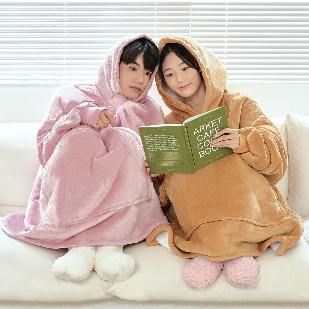 프로젝트슬립 양털셰르파 홈웨어 양털이불옷 5color