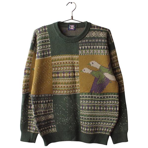 KINGSLORD30%울 빈티지패턴니트 / Unisex L