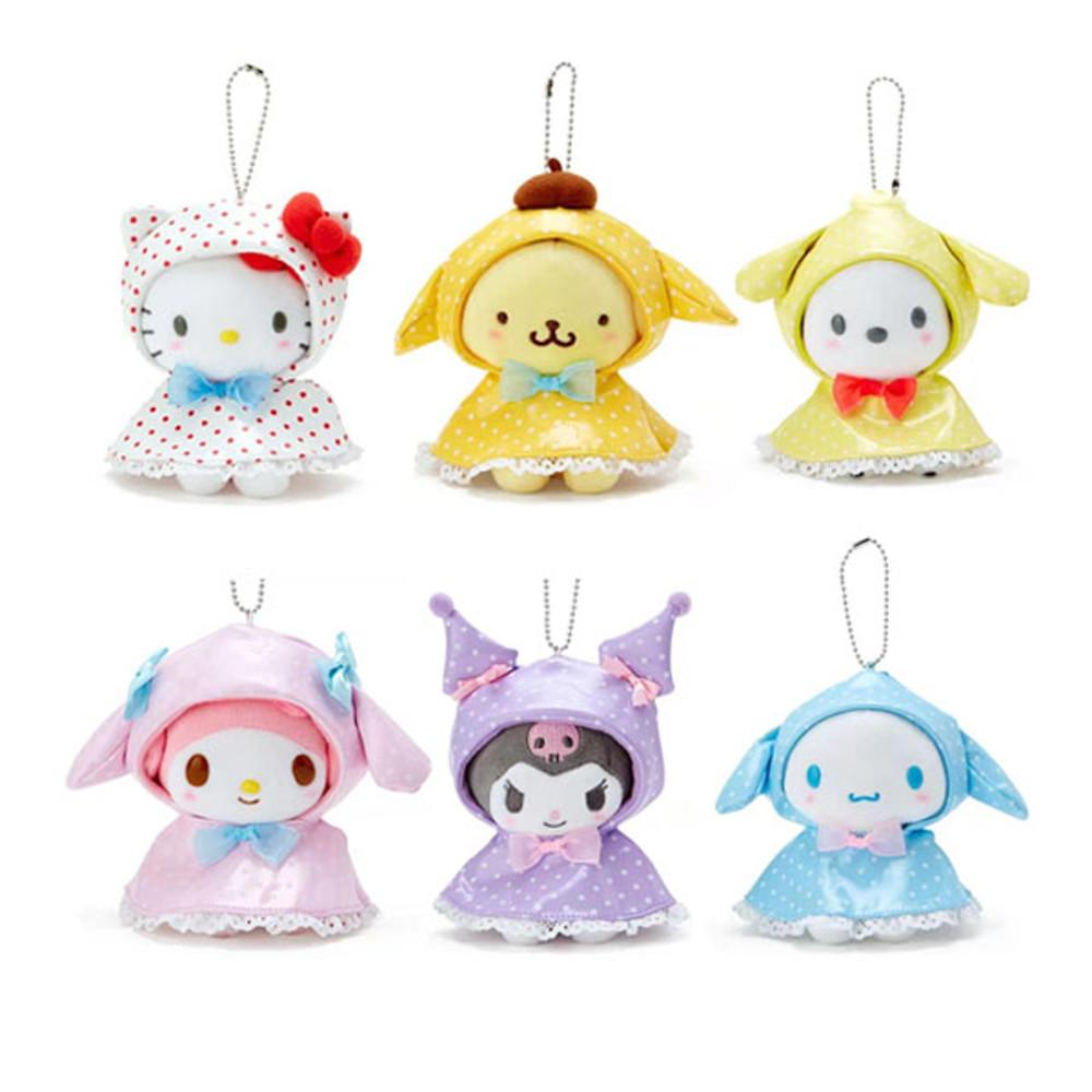 우비 쓴 산리오 인형 비옷 산리오 캐릭터