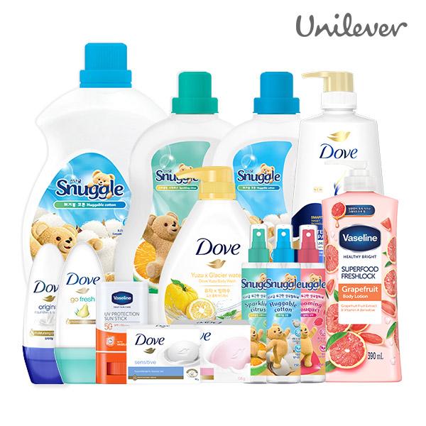[티몬] [히트상품] 최대 20%할인 유니레버 스너글/도브/바세린 브랜드 best 총 모음전