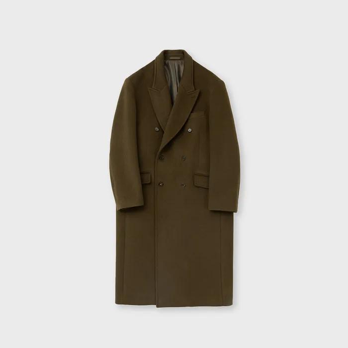 Double Breasted Coat, Mocha