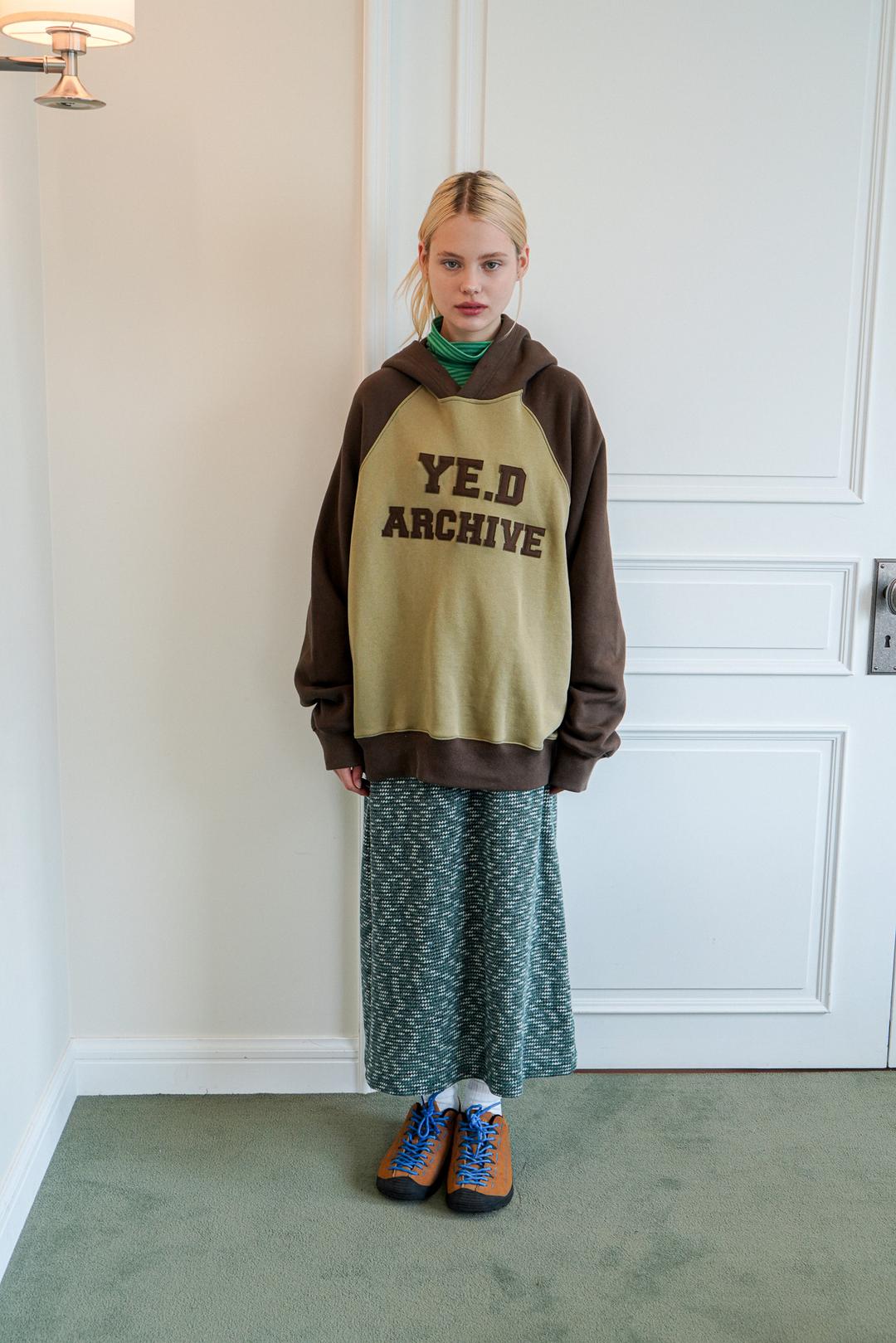 STRAIGHT STRING SKIRT - GREEN