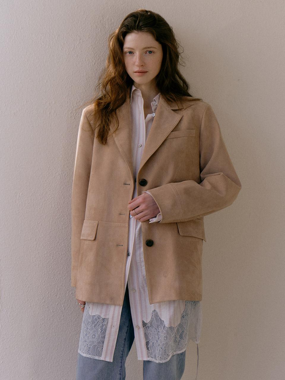 Suede Overfit jacket KL5SJ5990_91