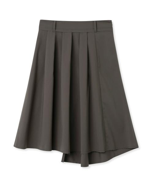 컷오프 플리츠 스커트 2 [차콜]