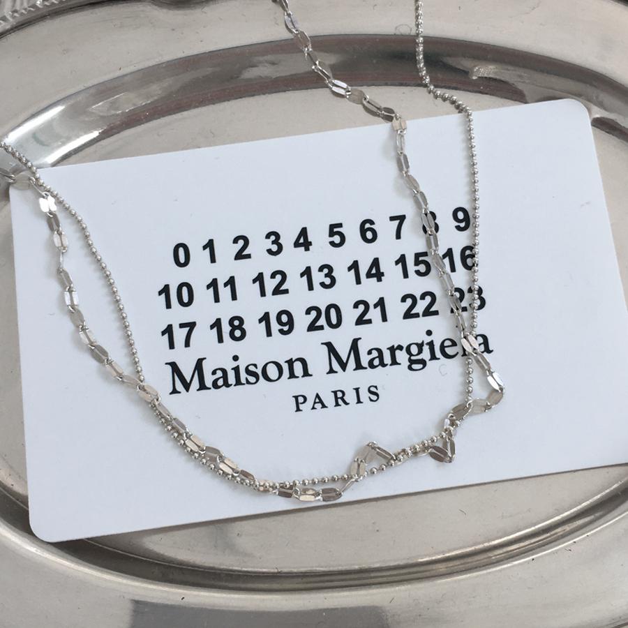 double layered necklace