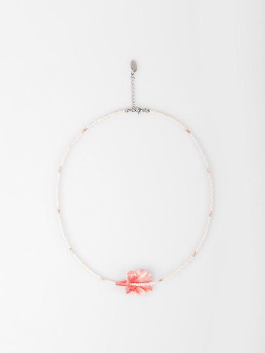 Ancy Lily Necklace (Coral Reef)