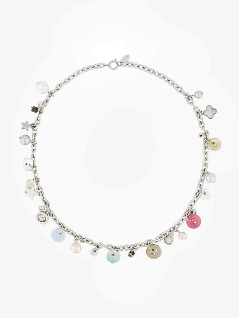 CANDY BUTTON NECKLACE