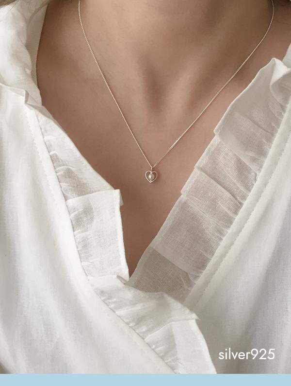 mermaid necklace (silver925)