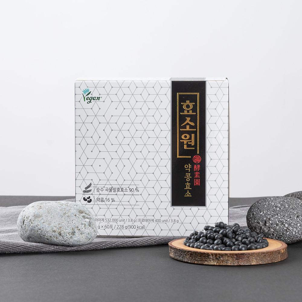 효소원 약콩효소 곡물발효 소화효소제 비건 60포 [원산지:국산]
