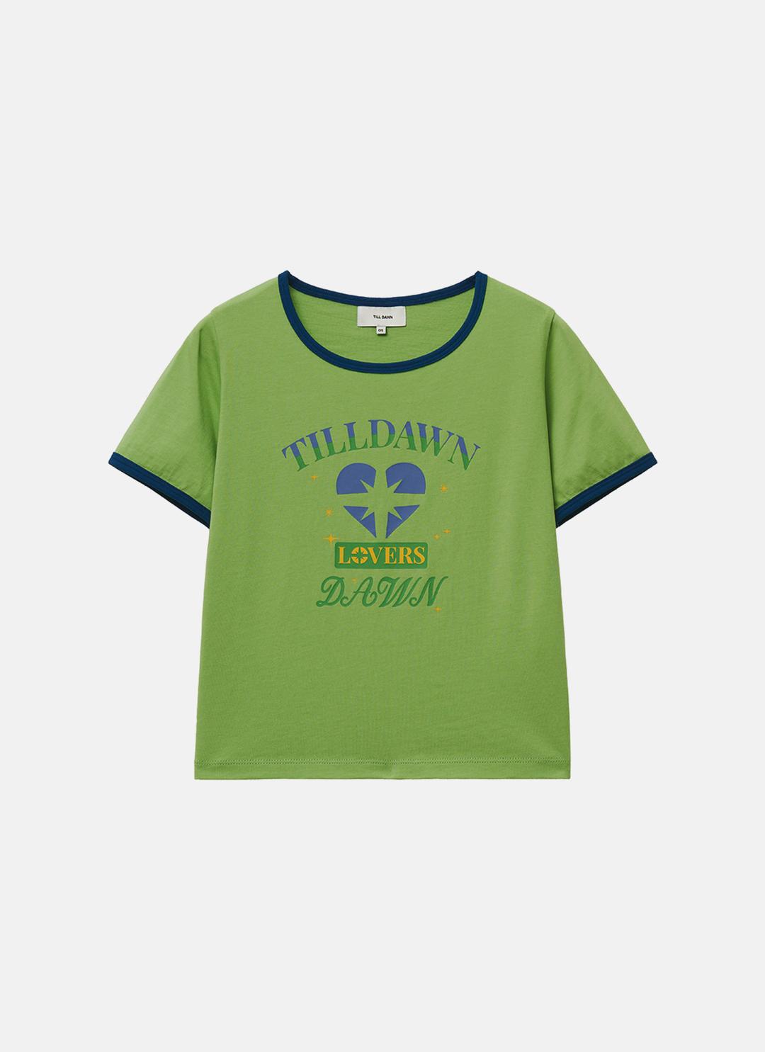 LOVERS RINGER BABY TOP light green