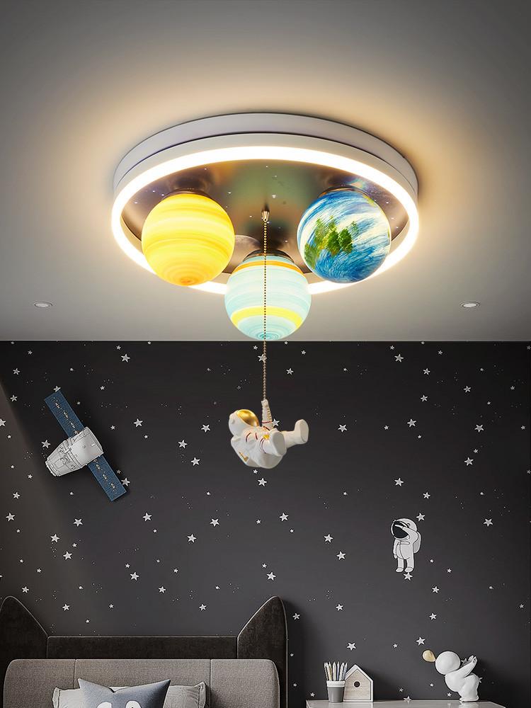 LED 우주 지구 화성 무드등 천장등 인테리어 모던조명등 아이방 어린이방