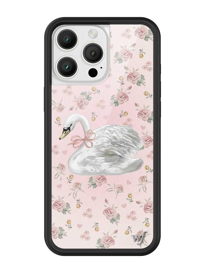 Wildflower Sweet Swan iPhone Case